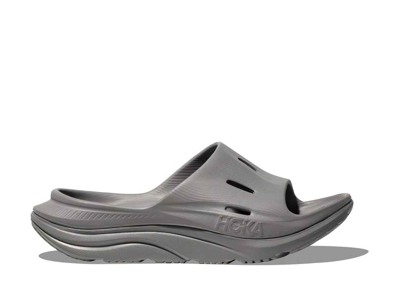 Hoka Ora Recovery Slide 3 Unisex Grey - Frontrunner Colombo