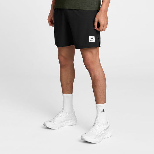 Saysky Pace Shorts 6" Mens Black - Frontrunner Colombo