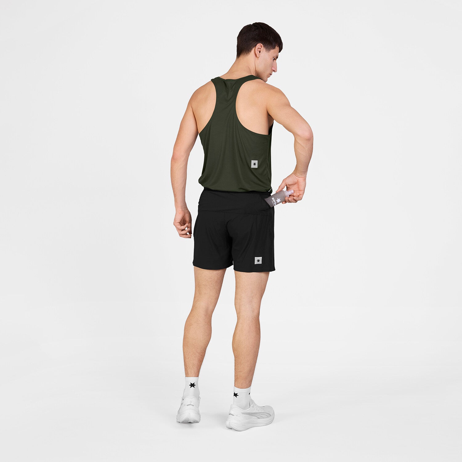 Saysky Flow Shorts 5" Mens Black - Frontrunner Colombo