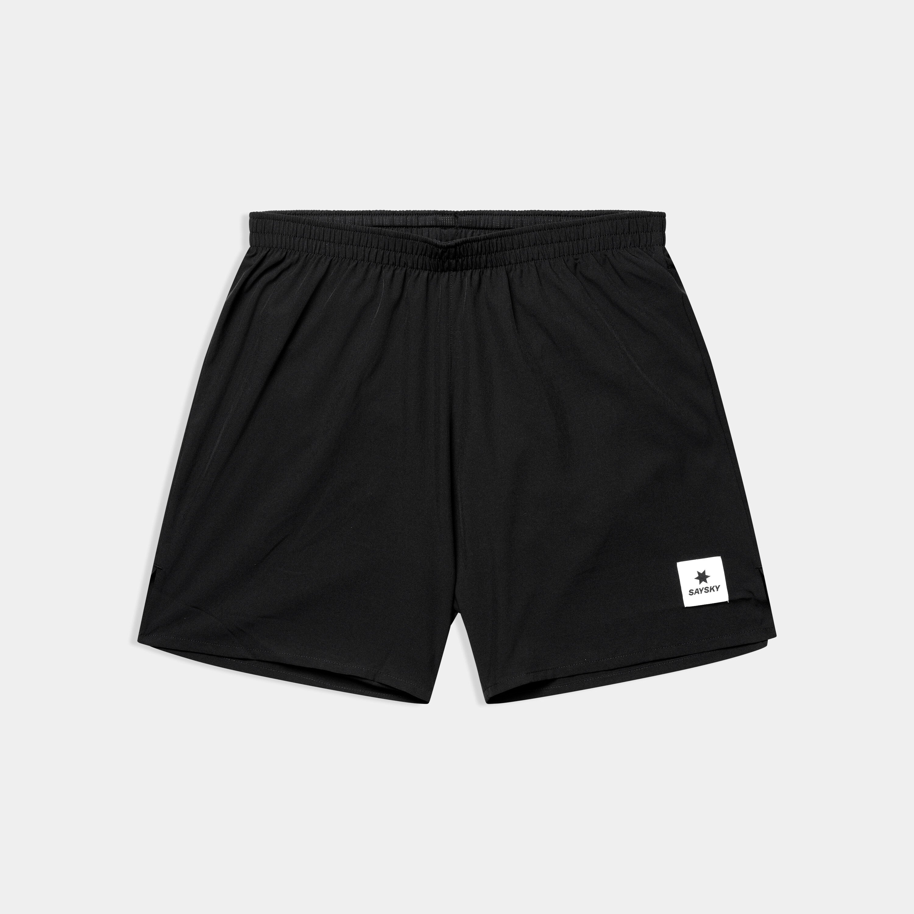 Saysky Pace Shorts 6" Mens Black - Frontrunner Colombo