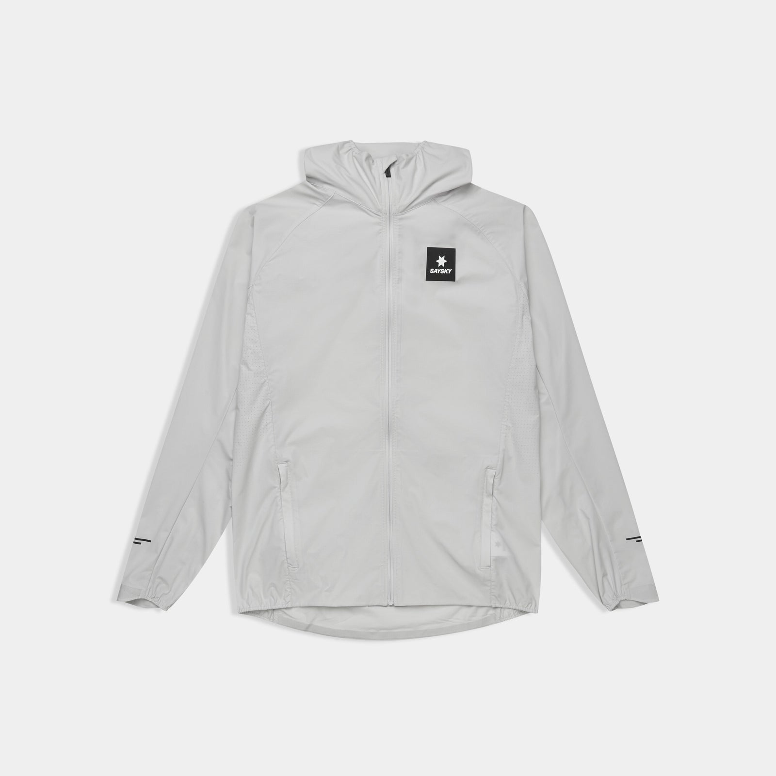 Saysky Clean Pace Flex Hooded Jacket Mens Grey - Frontrunner Colombo