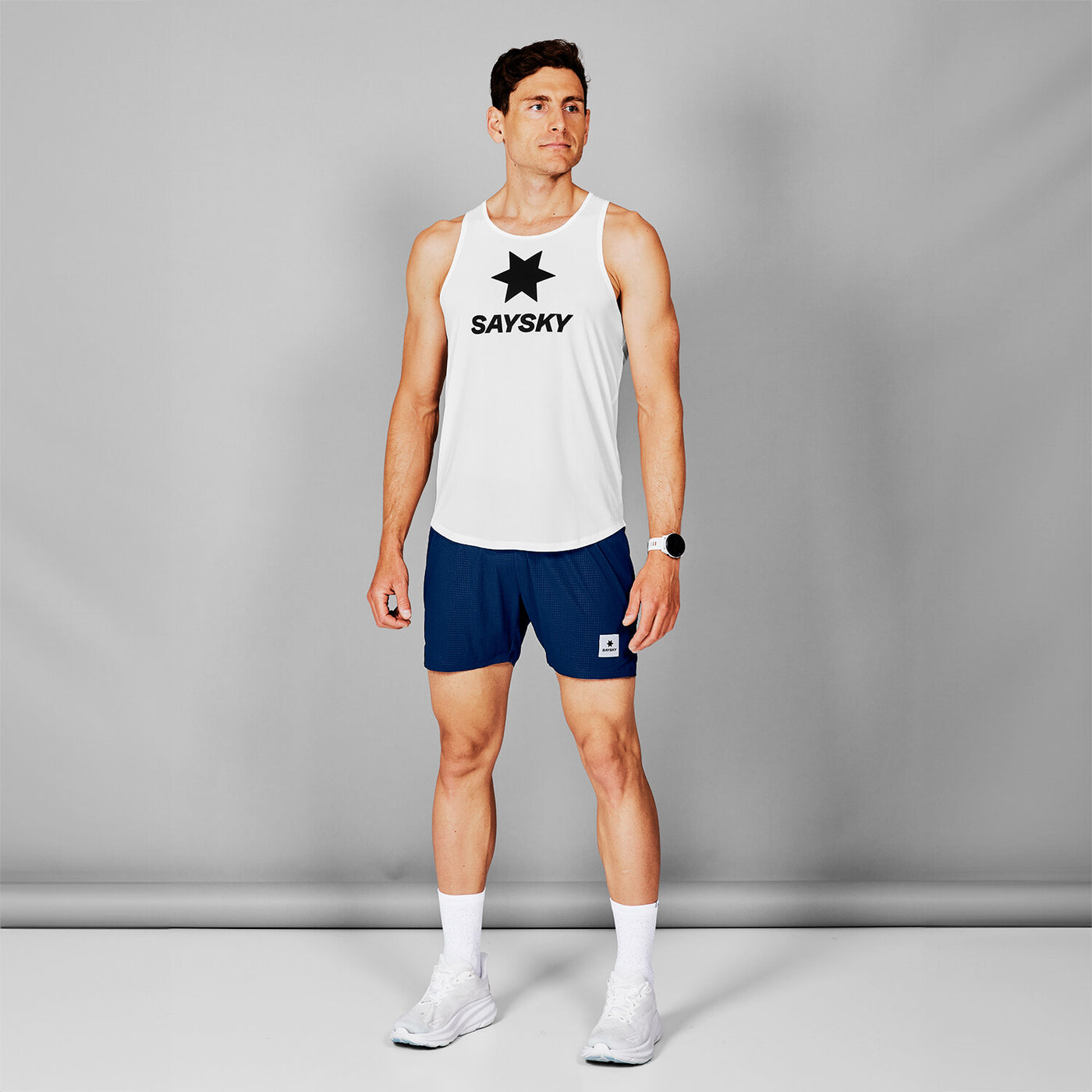 Saysky Flow Shorts 5" Mens Blue - Frontrunner Colombo
