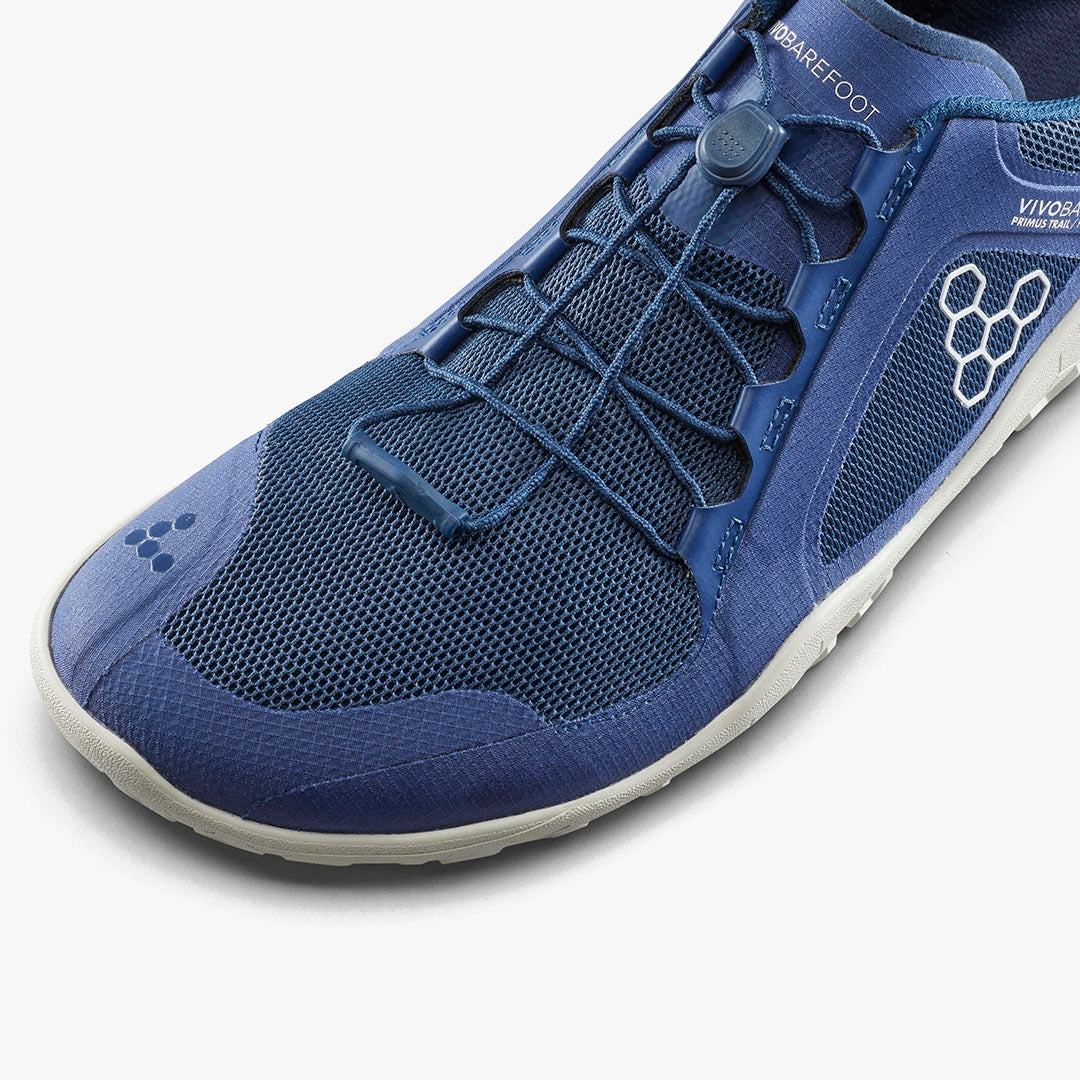 Vivobarefoot Primus Trail 3.5 (B Standard) Womens Insignia Blue - Frontrunner Colombo