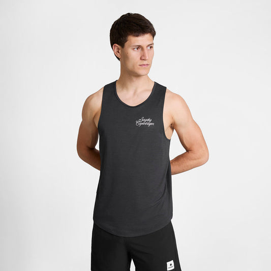 Saysky Statement Combat Pro Singlet Mens Black - Frontrunner Colombo
