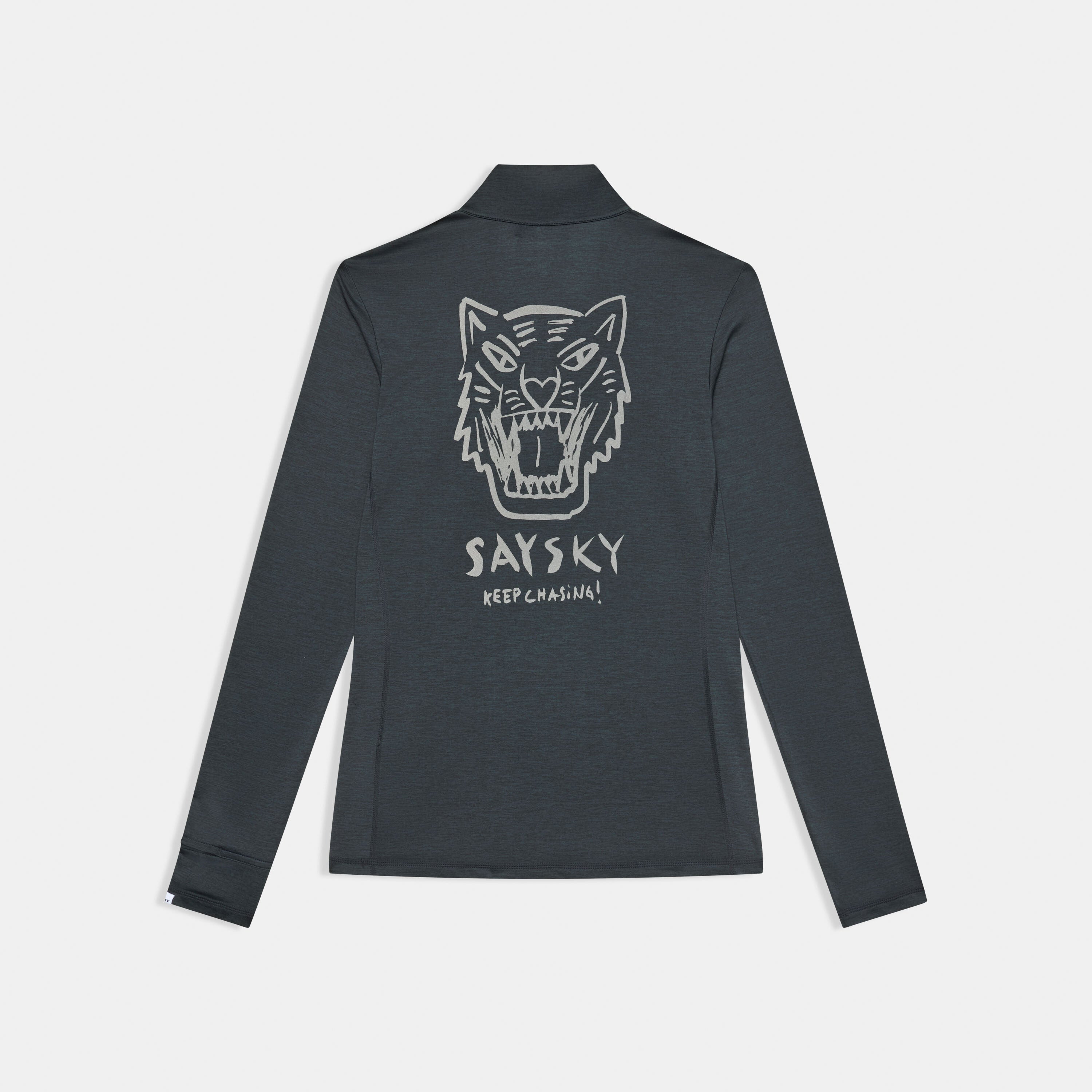 Saysky Tiger Pace 1/2 Zip Long Sleeve Womens Black - Frontrunner Colombo
