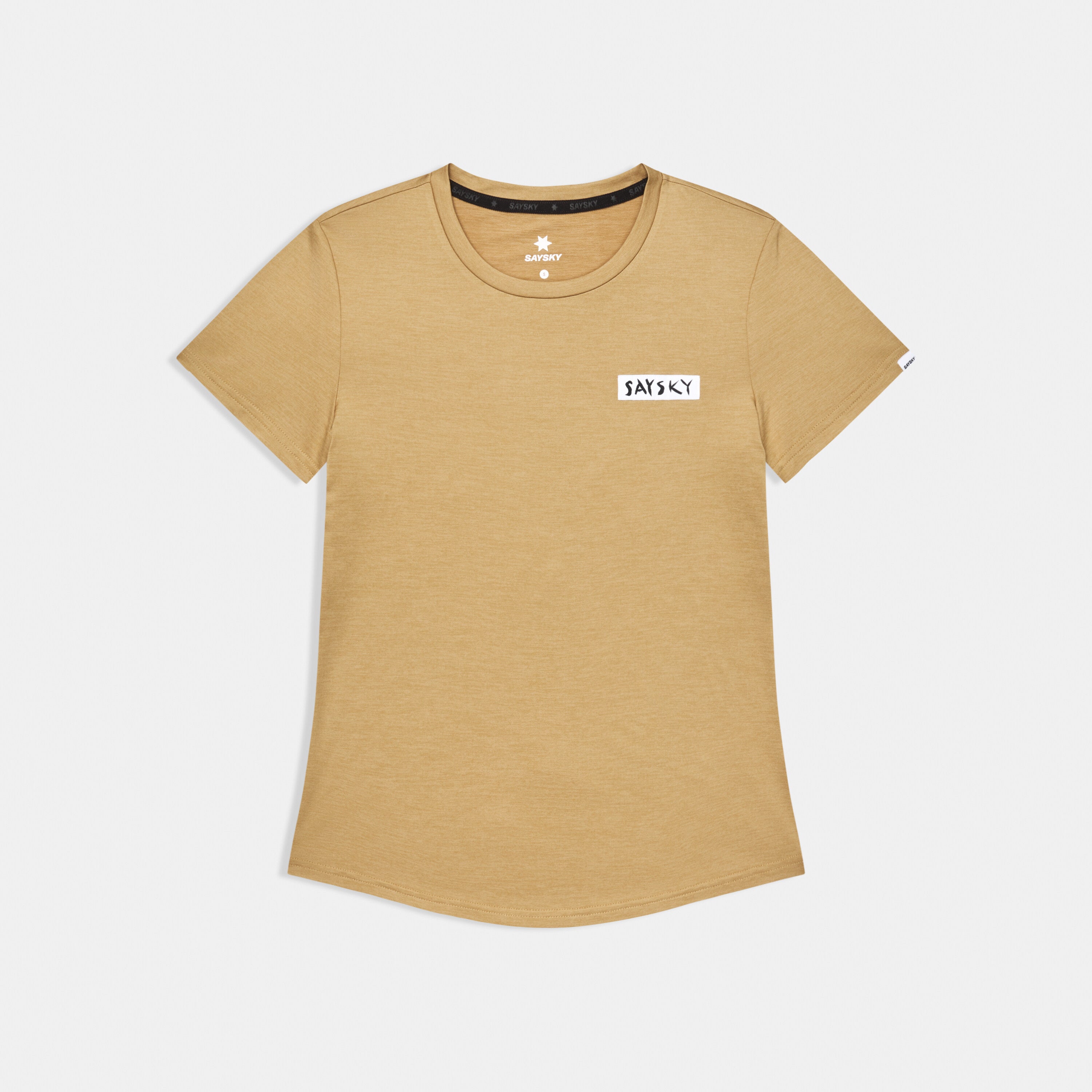 Saysky Tiger Pace T-Shirt Womens Beige - Frontrunner Colombo