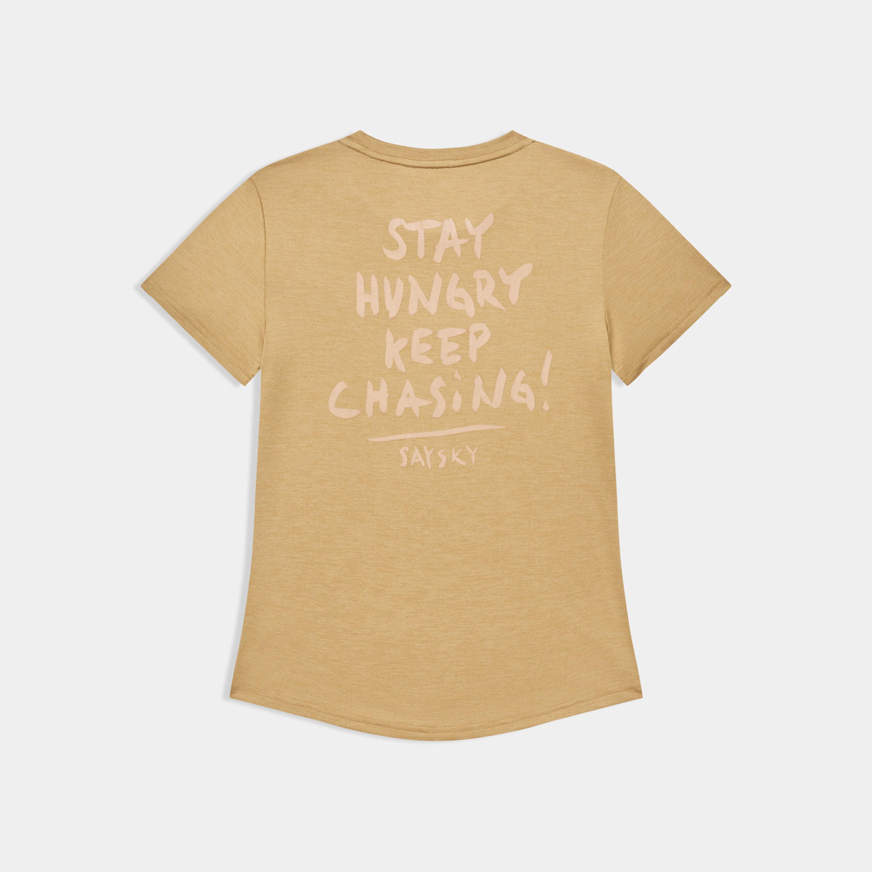 Saysky Tiger Pace T-Shirt Womens Beige - Frontrunner Colombo