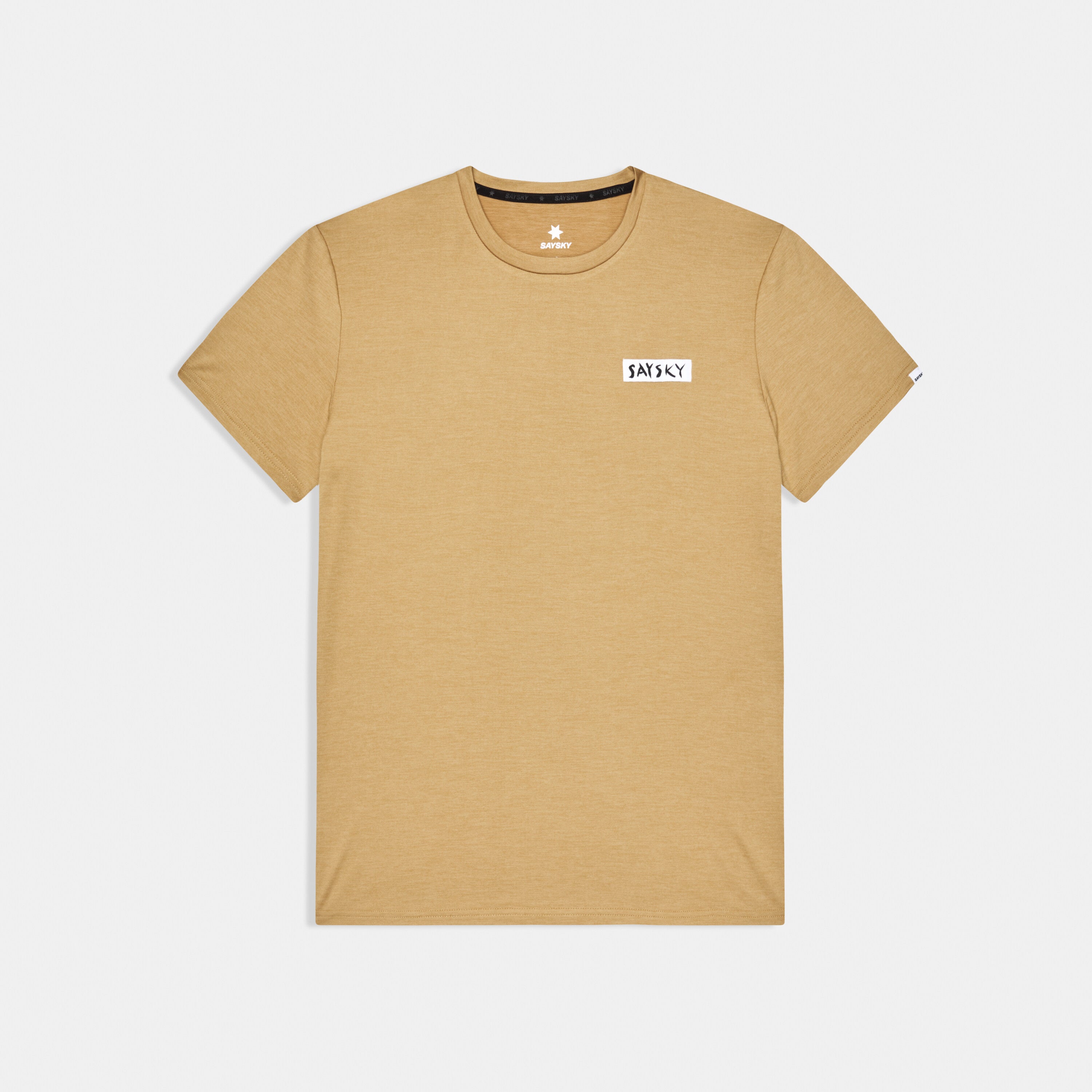 Saysky Tiger Pace T-Shirt Mens Beige - Frontrunner Colombo