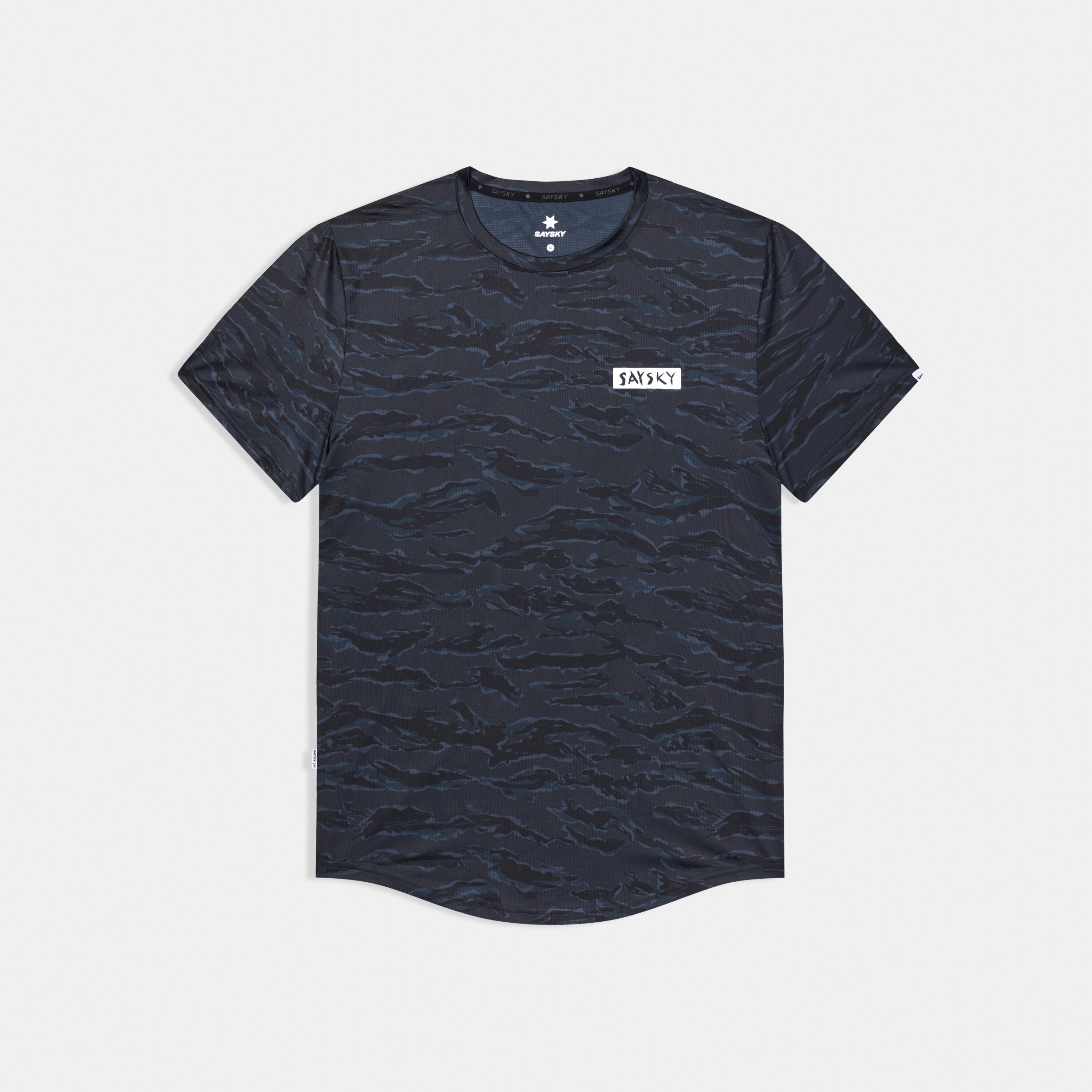 Saysky Tiger Combat T-Shirt Mens Black Camo - Frontrunner Colombo