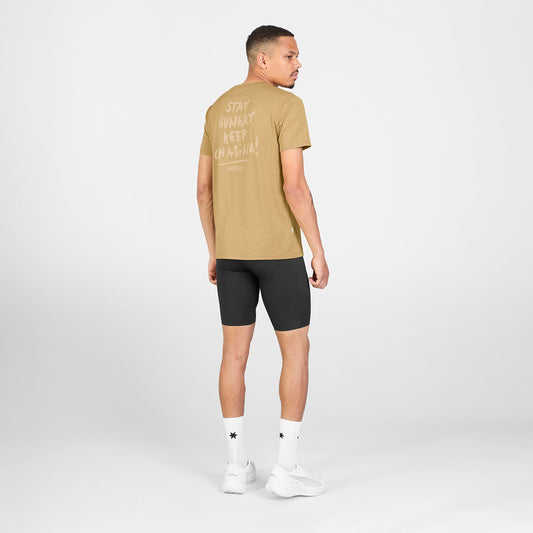 Saysky Tiger Pace T-Shirt Mens Beige - Frontrunner Colombo