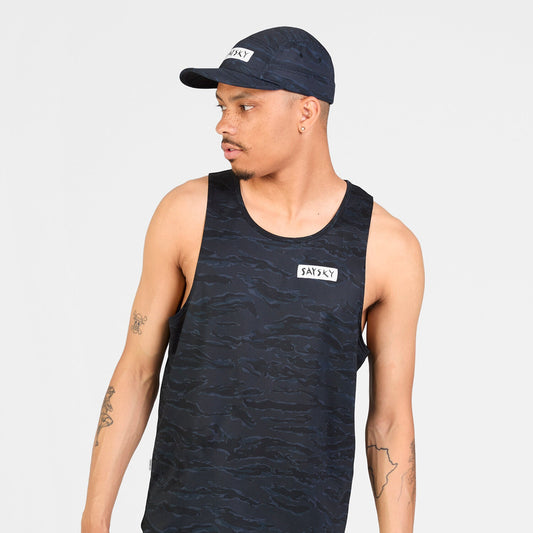Saysky Tiger Combat Singlet Mens Black Camo - Frontrunner Colombo