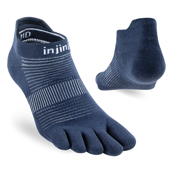Injinji Performance Run Lightweight No Show Navy - Frontrunner Colombo