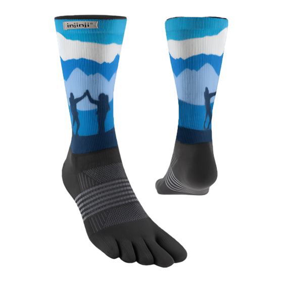 Injinji Artist Designed Womens Specific Midweight Trail Crew - Frontrunner Colombo