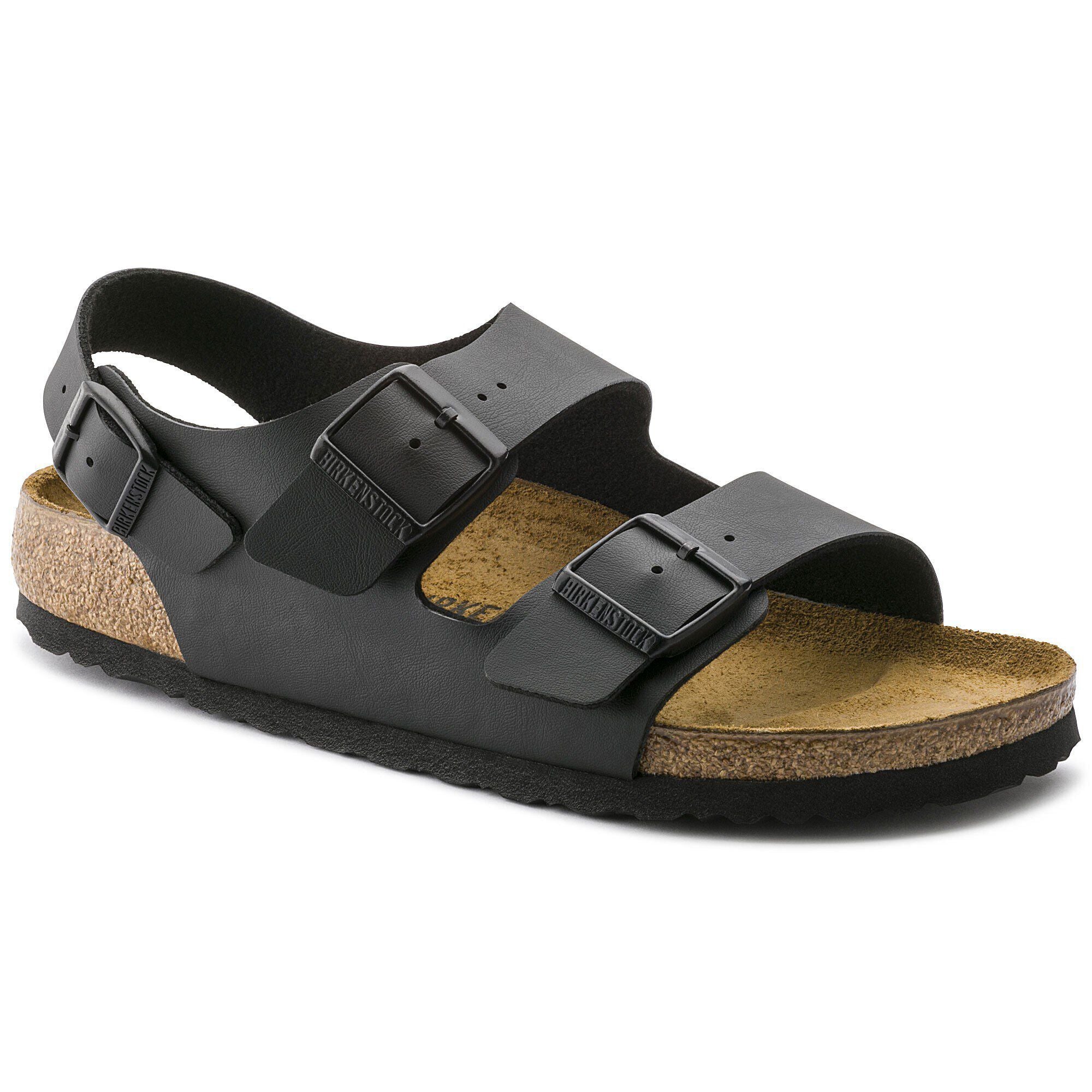 Birkenstock Milano Birko-Flor (Regular) Black - Frontrunner Colombo