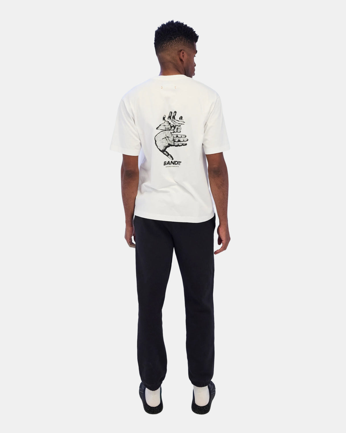 Bandit Classic Cotton Tee - White - Frontrunner Colombo