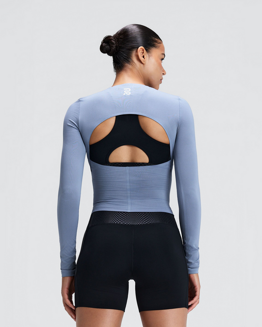 Bandit Women's GeoMesh Eclipse Long Sleeve / Steel Horizon - Frontrunner Colombo