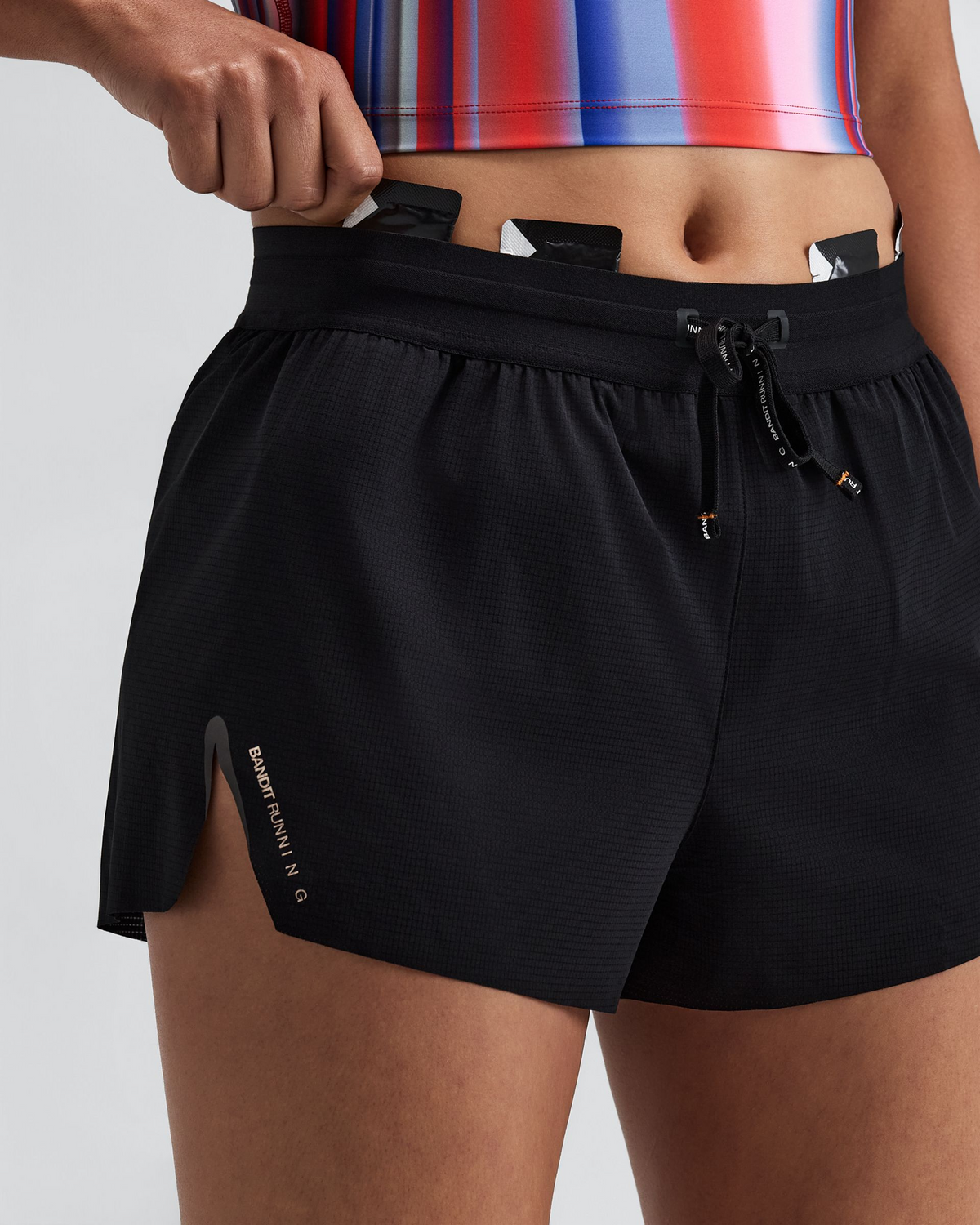 Bandit Women's RipSpeed 3" Split Shorts / Black - Frontrunner Colombo