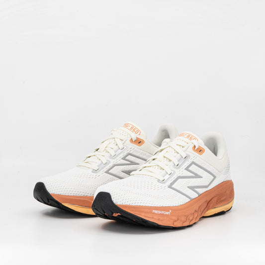 New Balance 860v14 (B Standard) Womens White/Caramel - Frontrunner Colombo