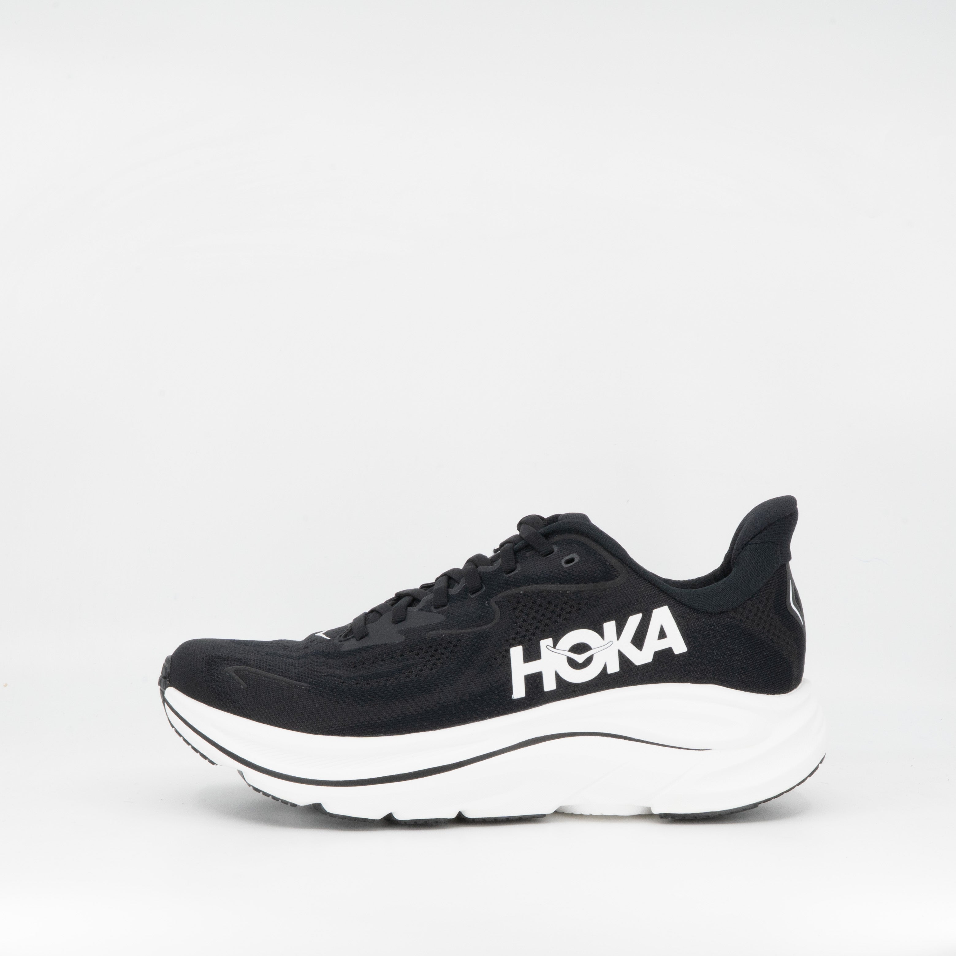 Hoka Clifton 10 (D Standard) Mens Black/White - Frontrunner Colombo