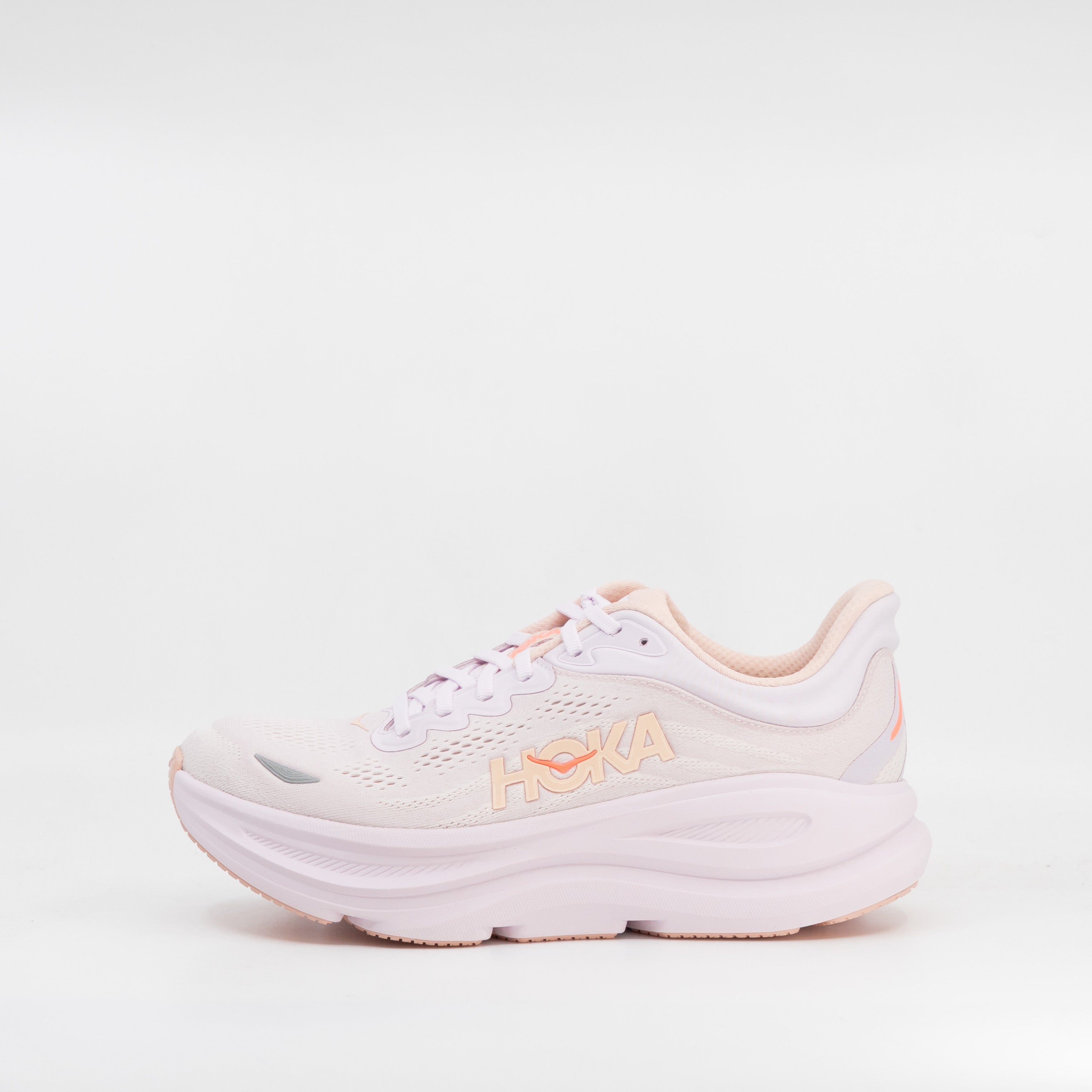 Hoka Bondi 9 (D Wide) Womens Lilac Cream/Tangerine Glow - Frontrunner Colombo