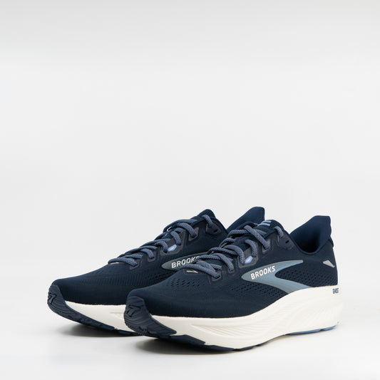 Brooks Ghost 18 (B Standard) Womens Navy/Rain Washed/Coconut - Frontrunner Colombo