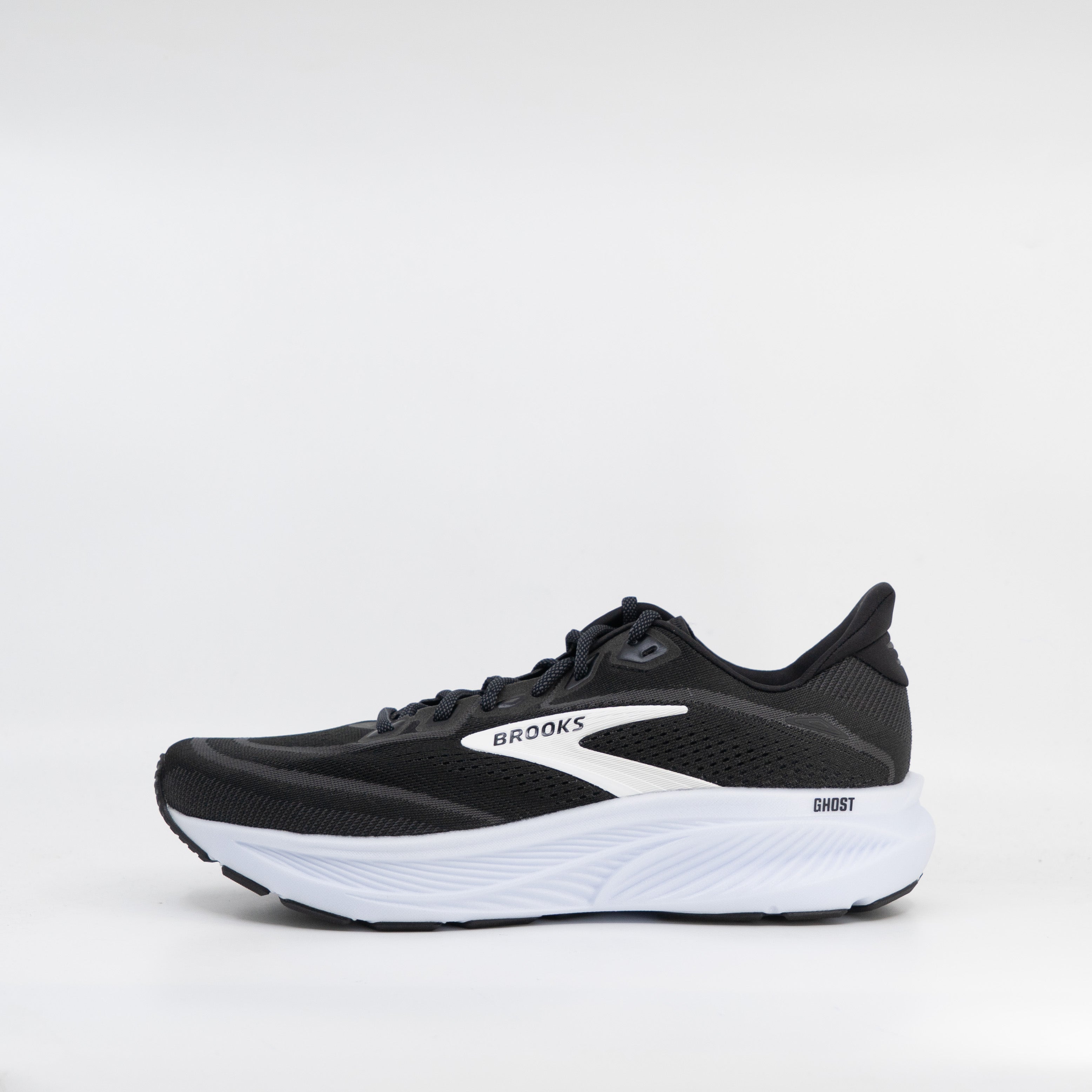 Brooks Ghost 18 (D Standard) Mens Black/Grey/White - Frontrunner Colombo