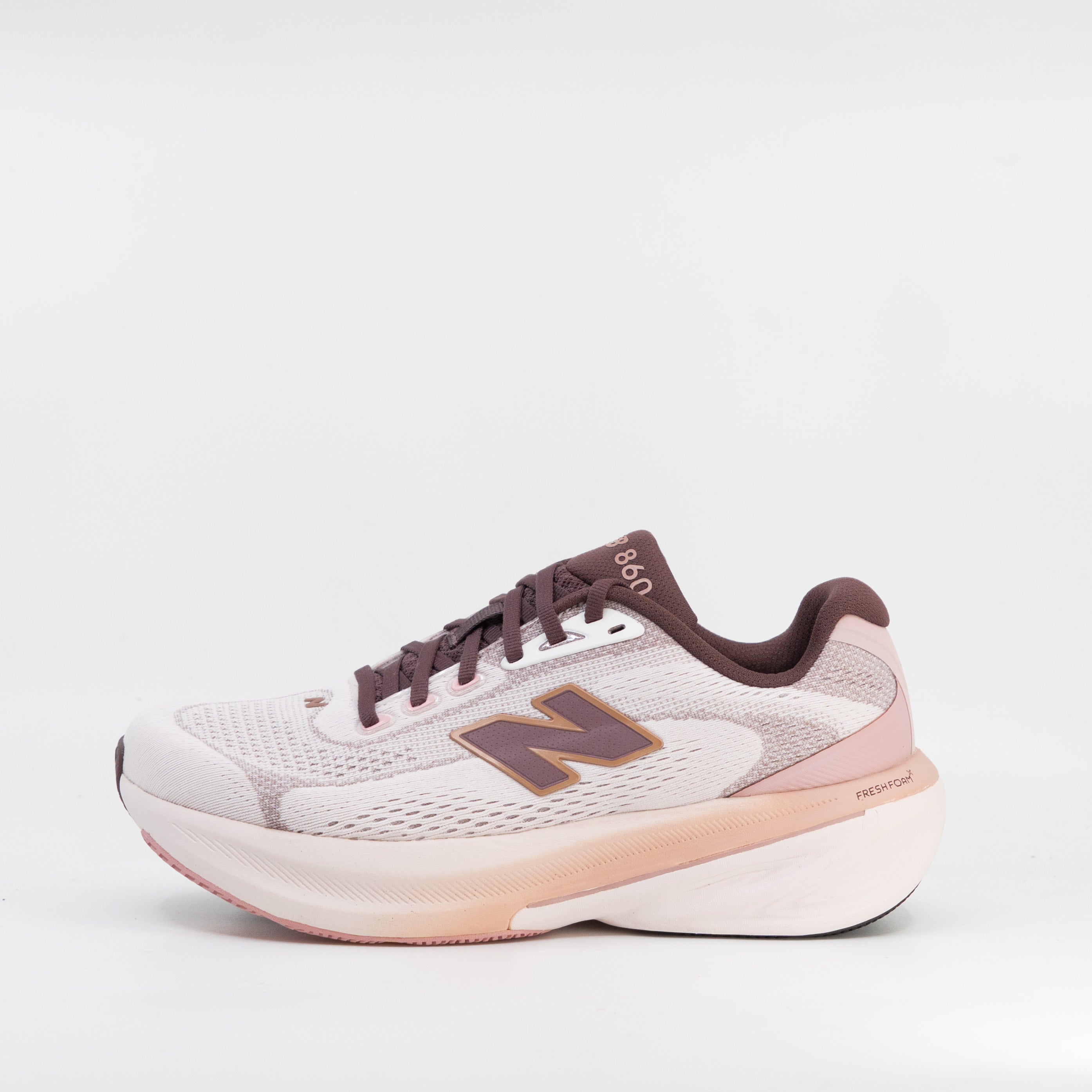 New Balance 860v15 (D Wide) Womens Black/White/Smoked Violet - Frontrunner Colombo