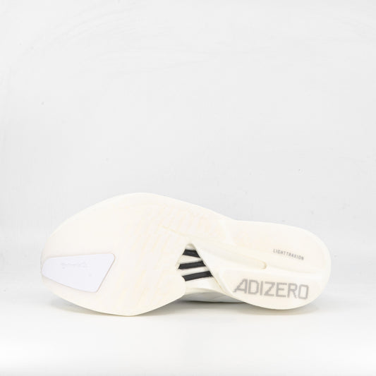 Adidas Adizero Adios Pro 4 (B Standard) Womens Cloud White/Zero Metallic/Crystal White - Frontrunner Colombo