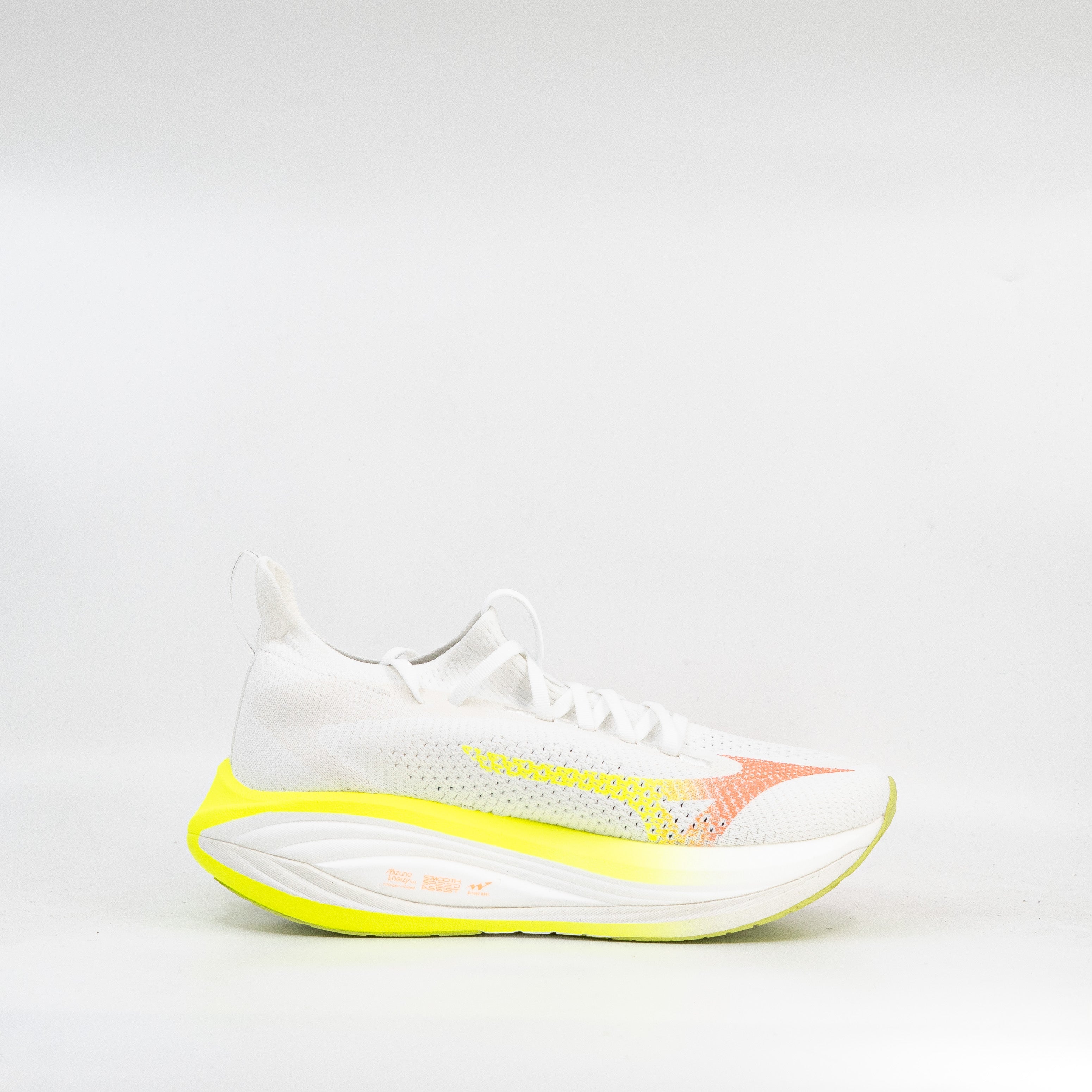 Mizuno Neo Vista 3 (B Standard) Womens White/Flamingo Coral/Lime Pulp - Frontrunner Colombo