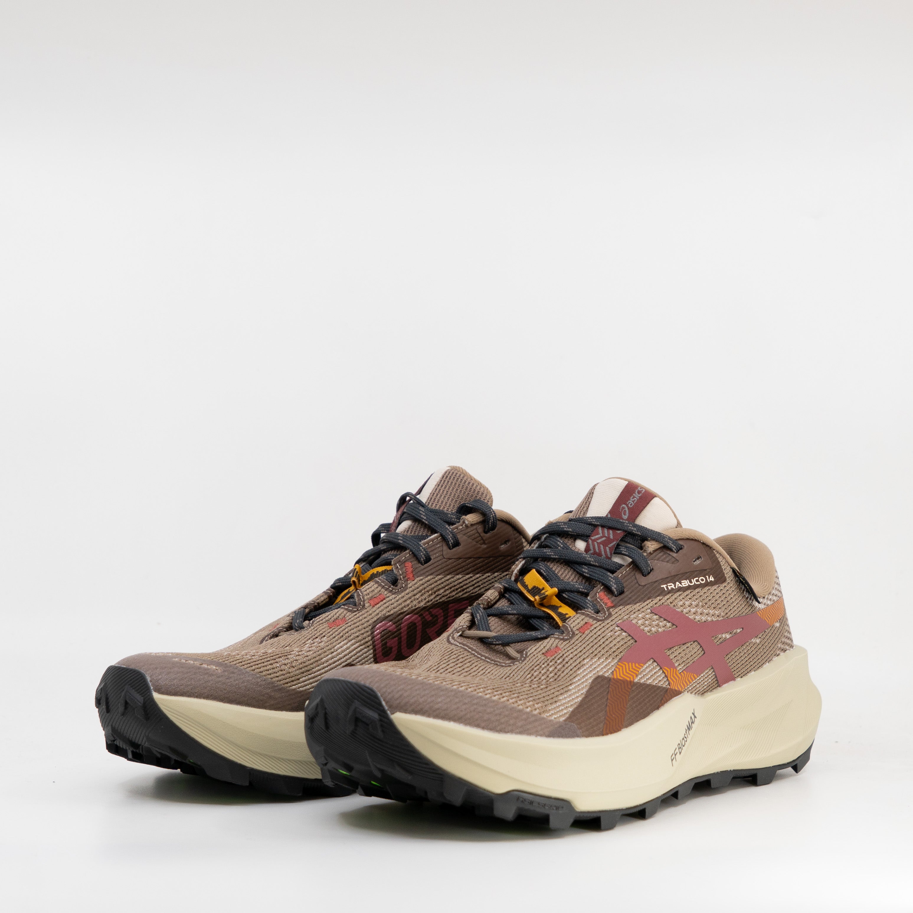 Asics Gel-Trabuco 14 G-TX (D Standard) Mens Taupe Grey/Oatmeal - Frontrunner Colombo