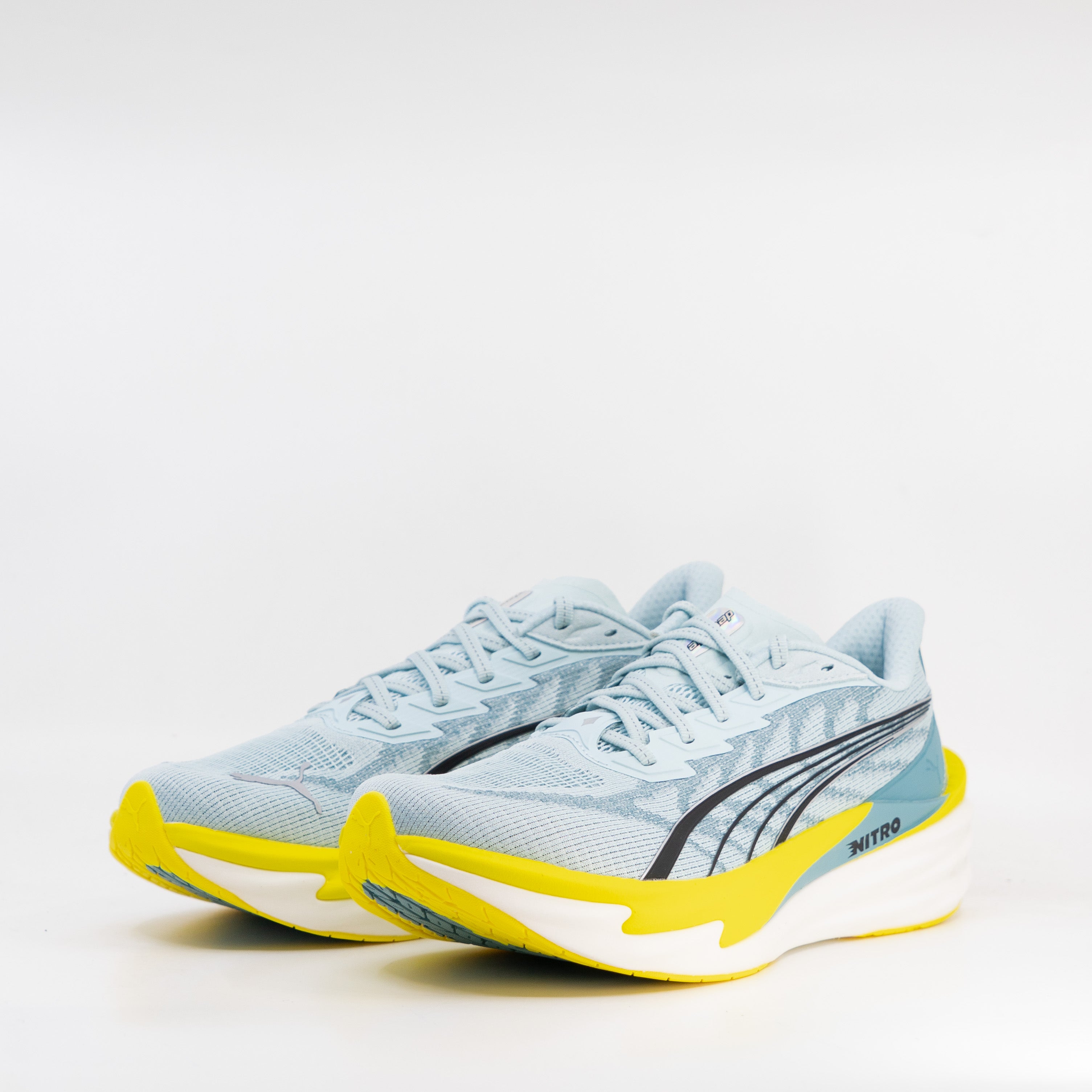 Puma Deviate Nitro 4 (B Standard) Womens Fresh Water/Nitro Blue - Frontrunner Colombo