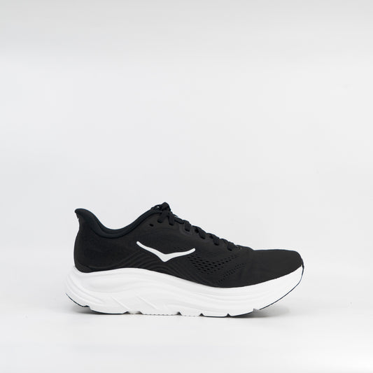 Hoka Clifton 11 (D Wide) Womens Black/White - Frontrunner Colombo