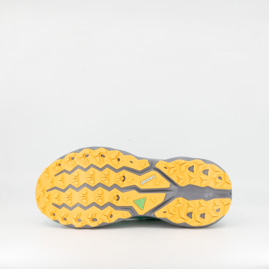 Brooks Cascadia 19 (D Wide) Womens Clearwater/Primer Grey/Apricot - Frontrunner Colombo