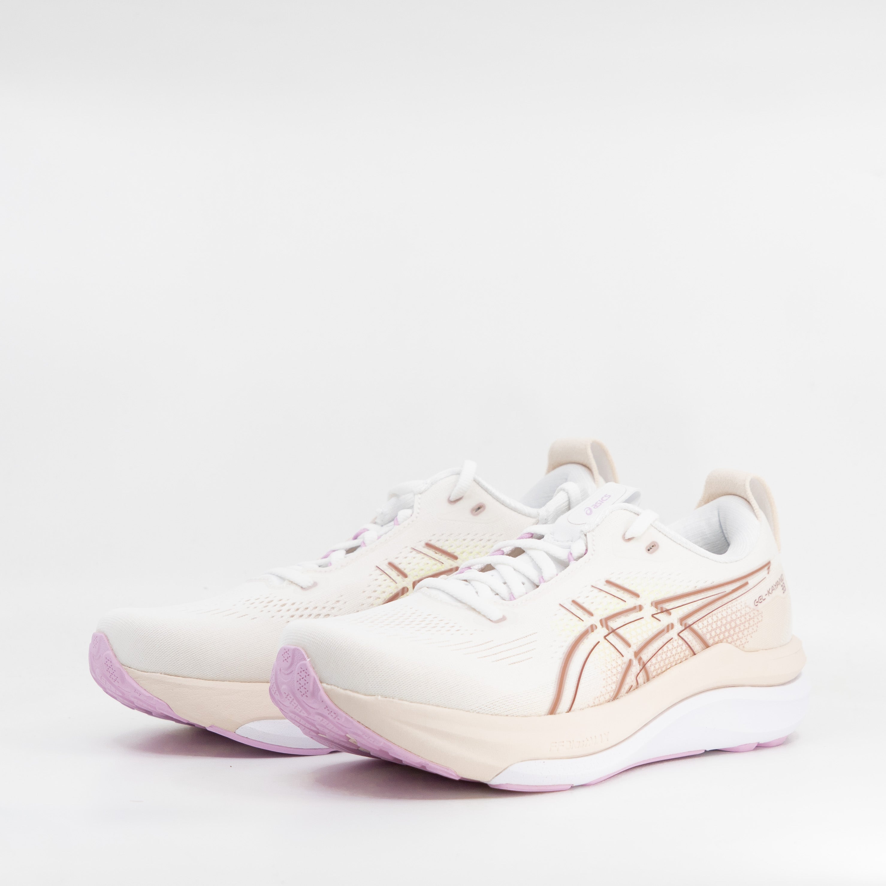 Asics Gel Kayano 33 (B Standard) Womens White/Hazy Lilac - Frontrunner Colombo