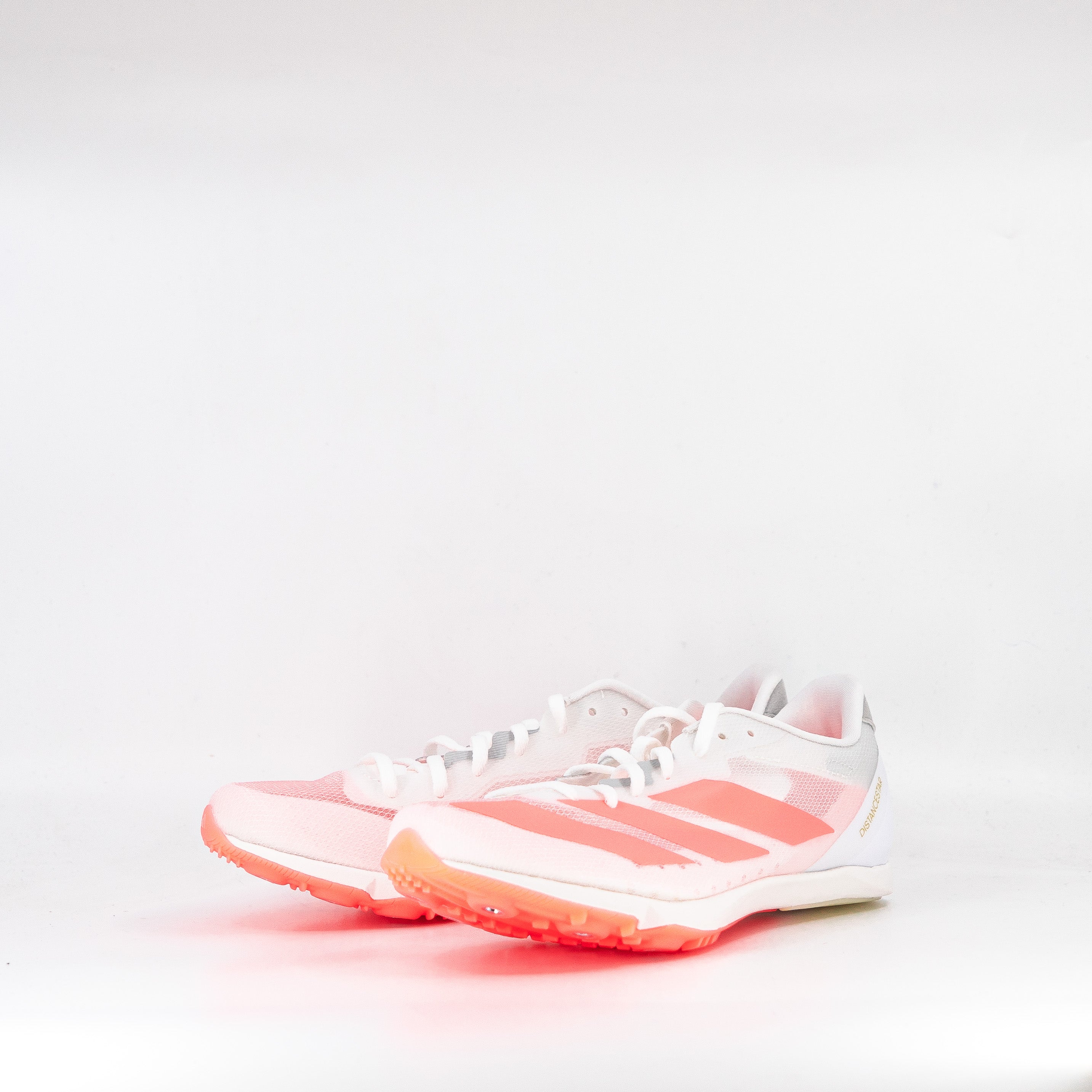 Adidas Distancestar (D Standard) Unisex Cloud White / Solar Turbo / Gold Metallic - Frontrunner Colombo