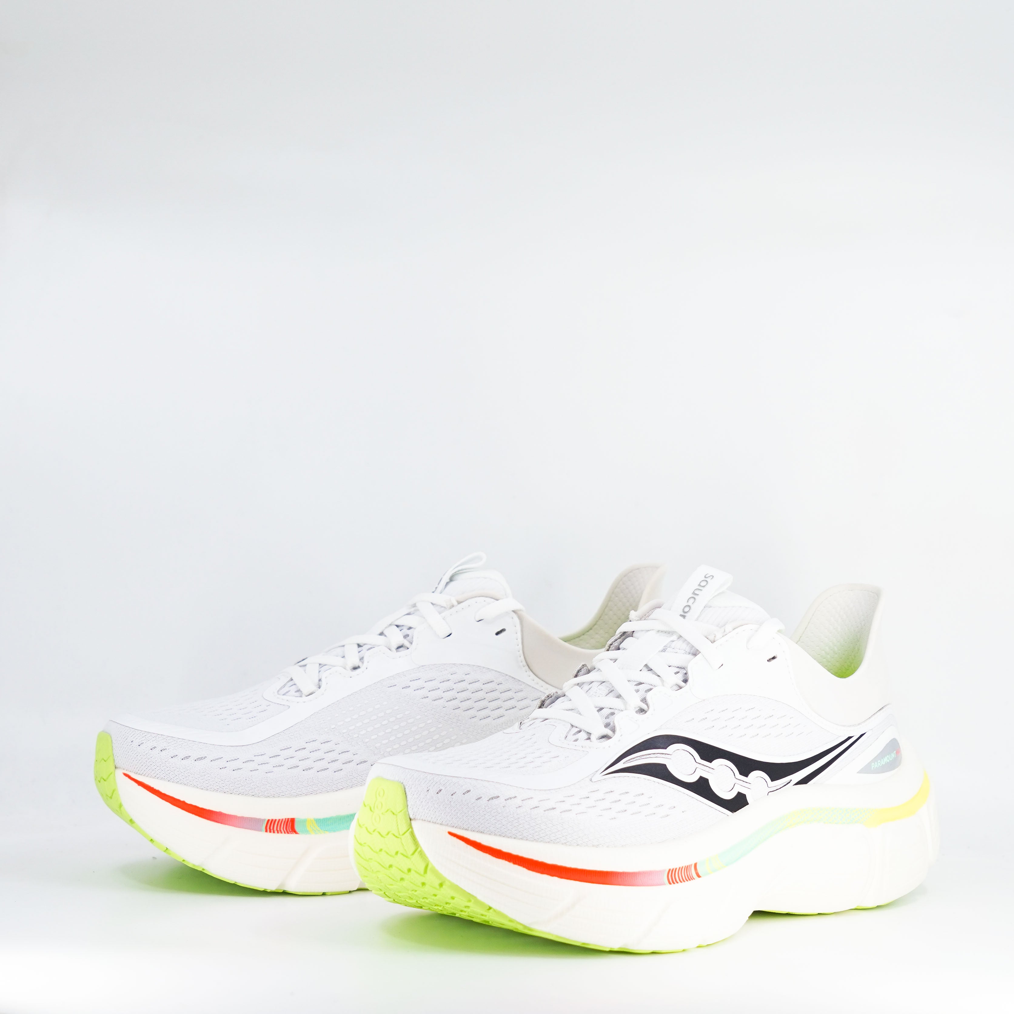 Saucony Paramount Max (D Standard) Mens White/Multi - Frontrunner Colombo