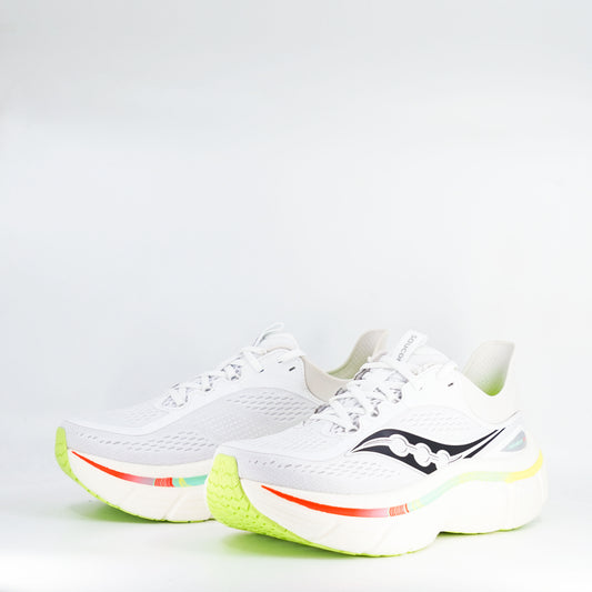 Saucony Paramount Max (D Standard) Mens White/Multi - Frontrunner Colombo