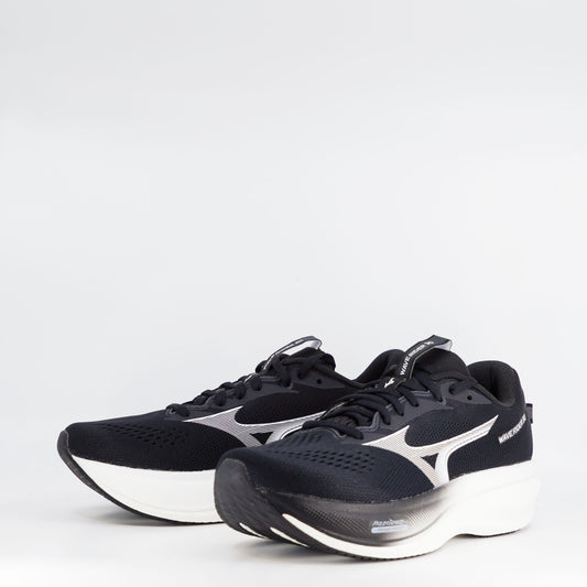 Mizuno Wave Rider 30 (D Standard) Mens Black/White - Frontrunner Colombo
