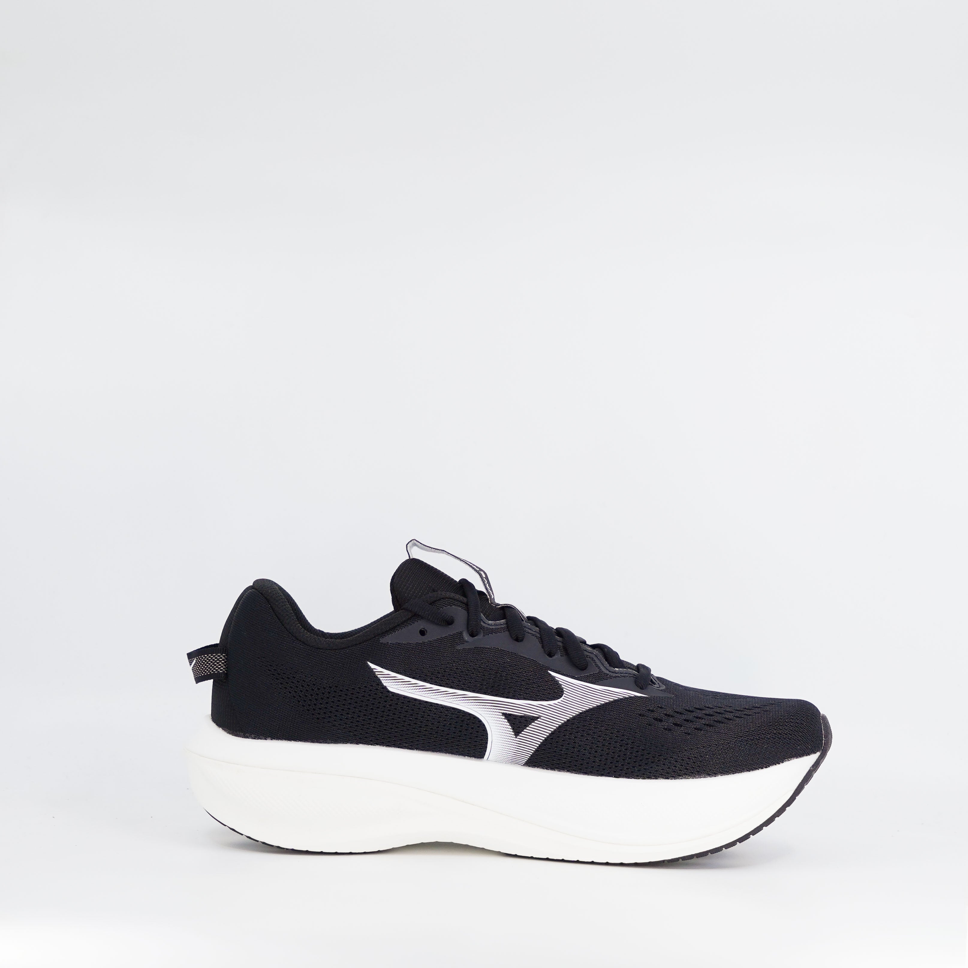 Mizuno Wave Rider 30 (D Standard) Mens Black/White - Frontrunner Colombo
