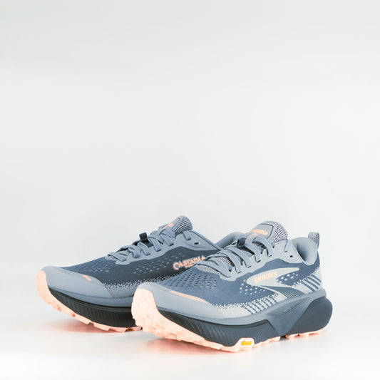 Brooks Cascadia 20 (B Standard) Womens Grey/Grey/Peach - Frontrunner Colombo