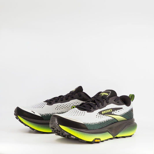 Brooks Cascadia 20 (D Standard) Mens Grey/Black/Nightlife - Frontrunner Colombo