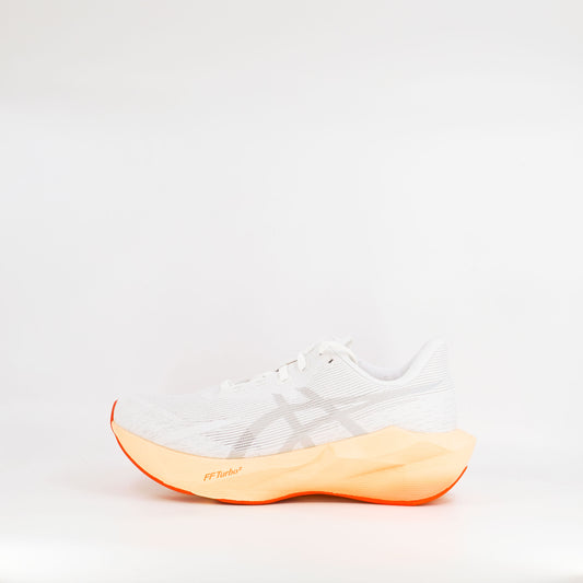 Asics Novablast 6 (B Standard) Womens White/Vivid Coral - Frontrunner Colombo