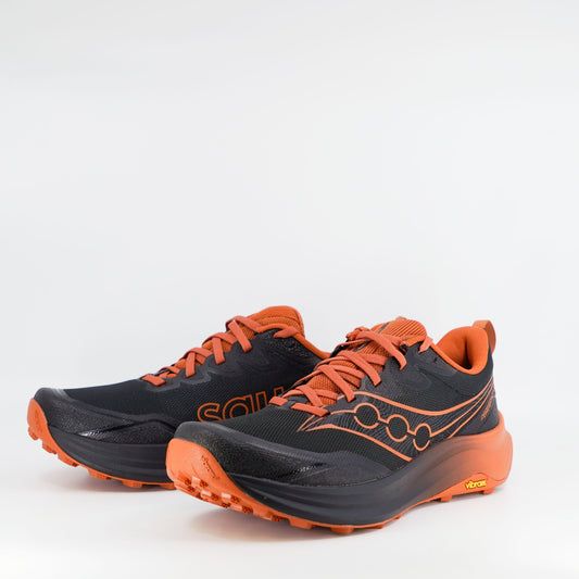 Saucony Peregrine 16 (D Standard) Mens Black/Rust - Frontrunner Colombo