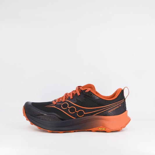 Saucony Peregrine 16 (D Standard) Mens Black/Rust - Frontrunner Colombo