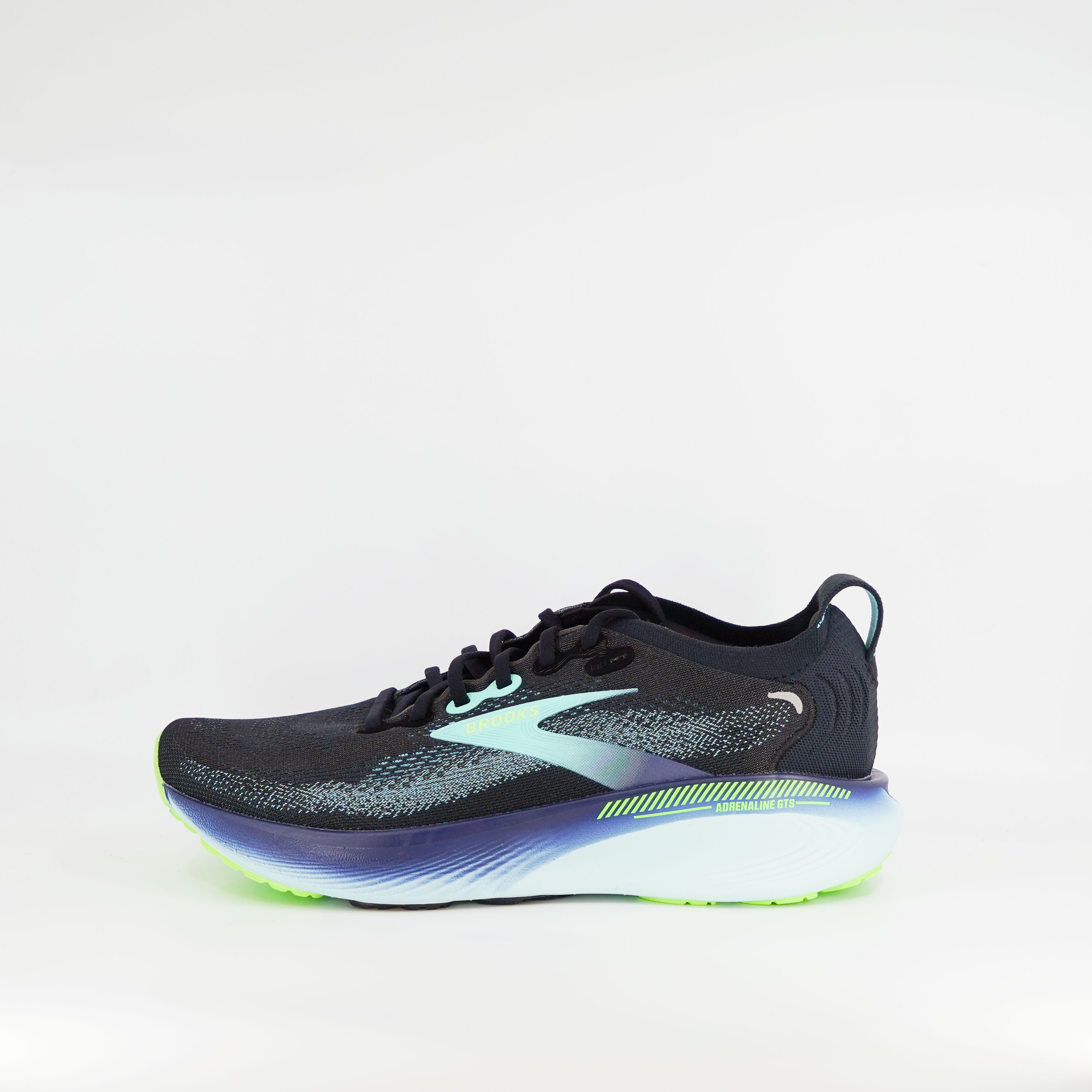 Brooks Adrenaline GTS 25 (D Standard) Mens Black/Ipanema/Mint - Frontrunner Colombo