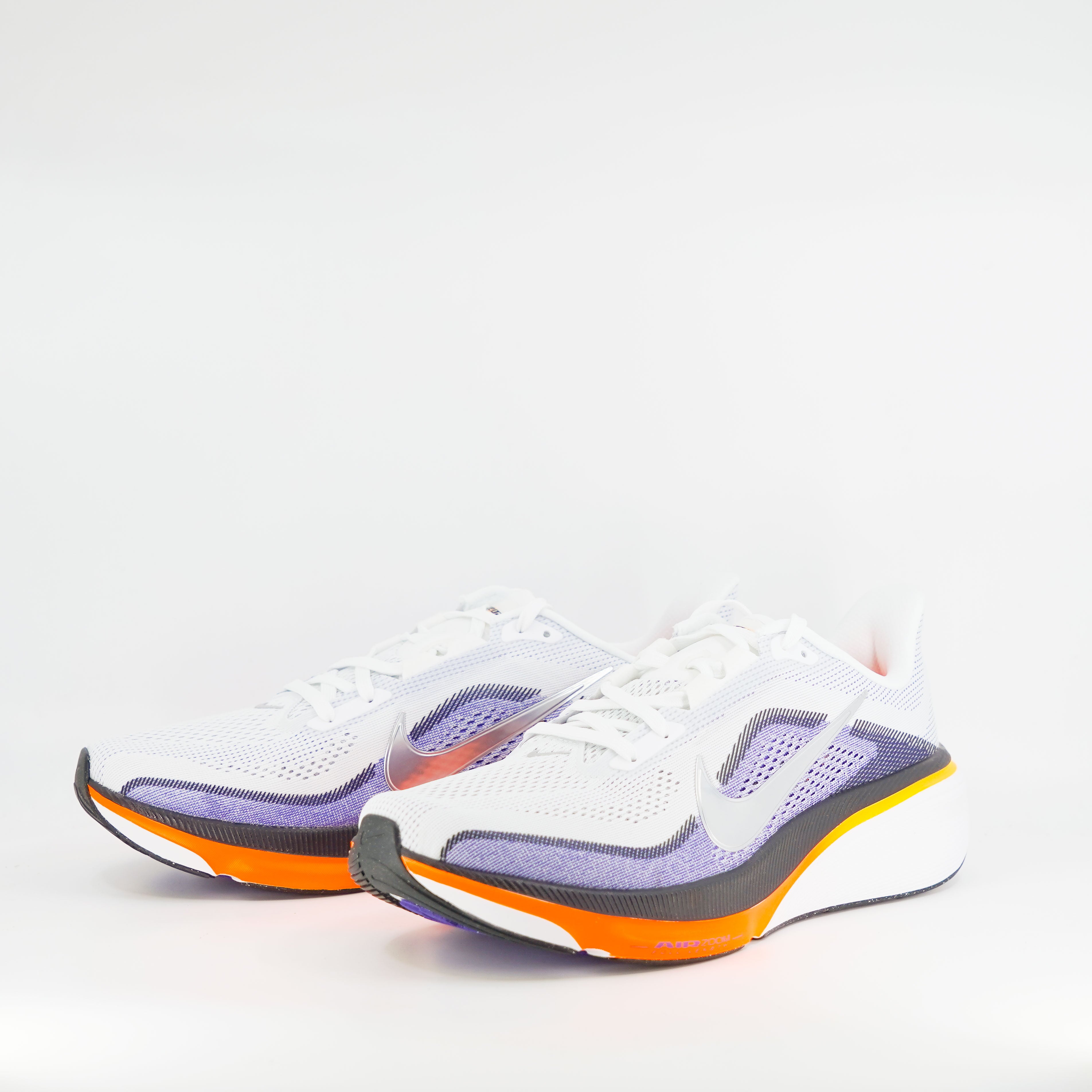 Nike Air Zoom Pegasus 42 (D Standard) Mens White/Metallic Silver-Lapis - Frontrunner Colombo
