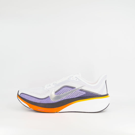 Nike Air Zoom Pegasus 42 (D Standard) Mens White/Metallic Silver-Lapis - Frontrunner Colombo