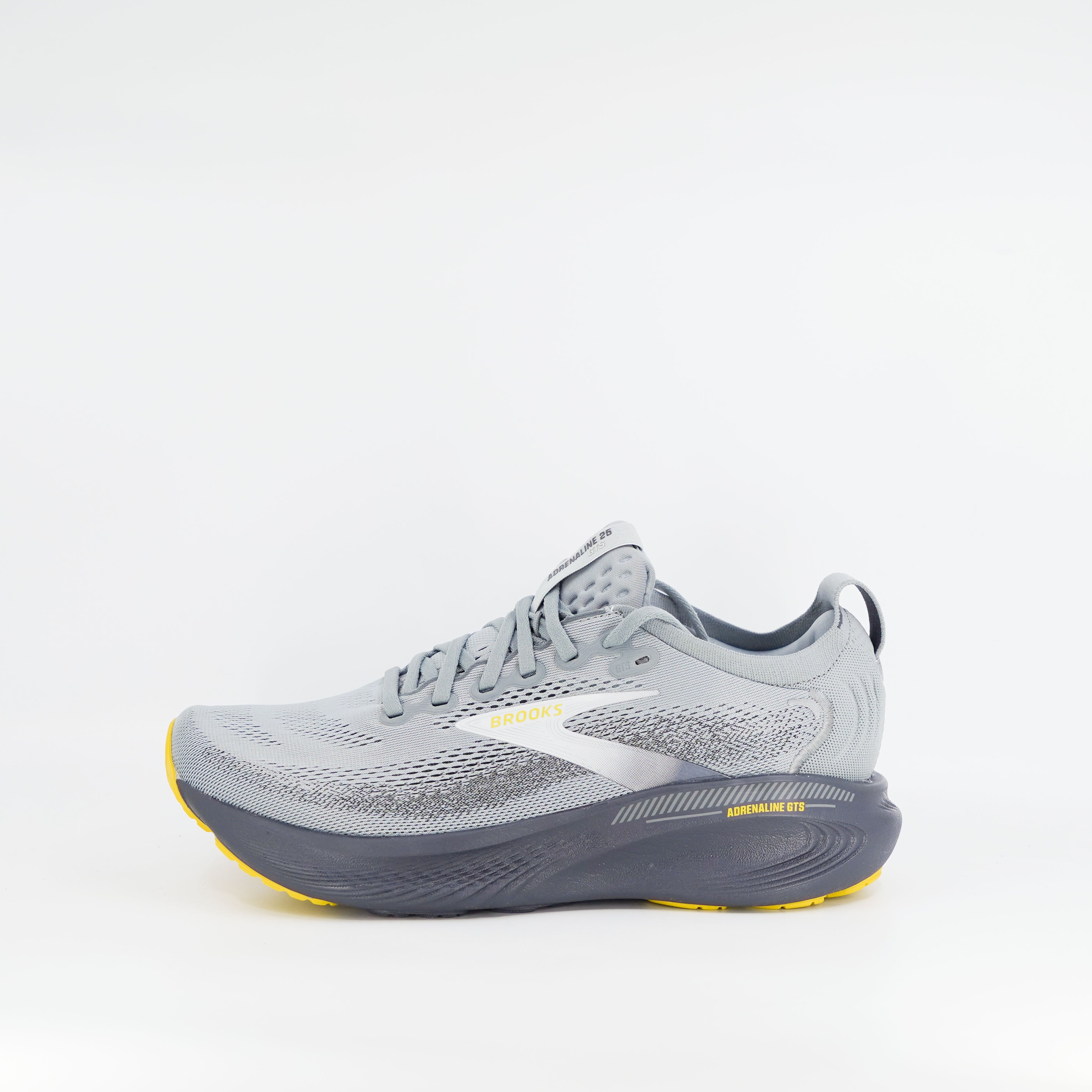 Brooks Adrenaline GTS 25 (4E Wide) Mens Primer Grey/Ebony/Jasmin - Frontrunner Colombo