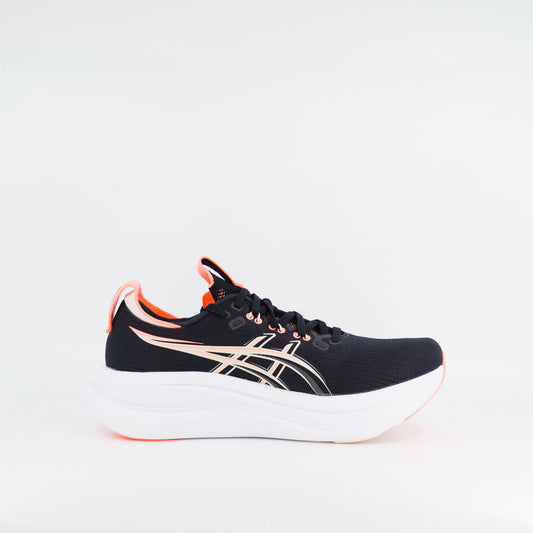 Asics Gel-Nimbus 28 (B Standard) Womens Black/Pearl Pink - Frontrunner Colombo