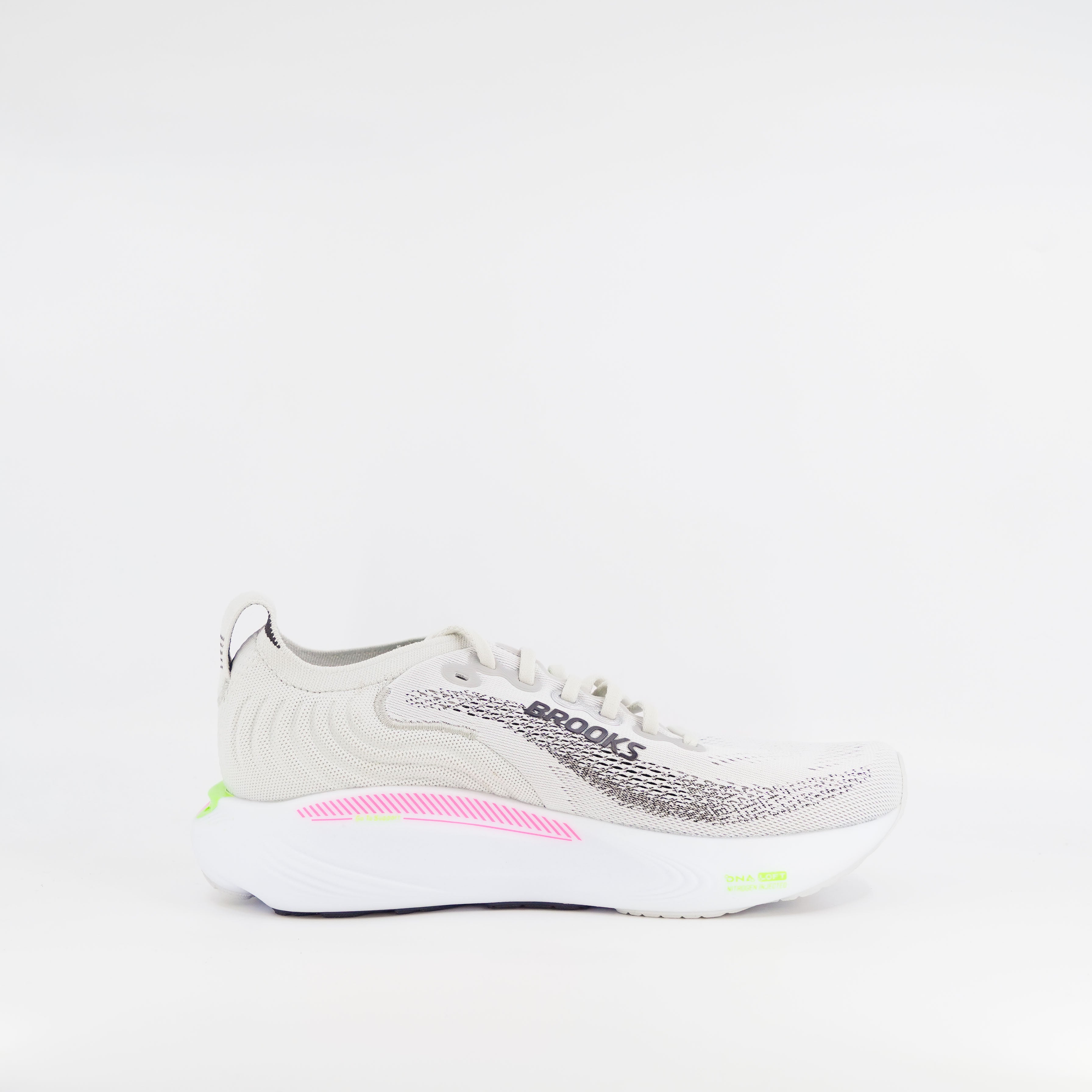 Brooks Adrenaline GTS 25 (B Standard) Womens Oyster/Pink/Green - Frontrunner Colombo